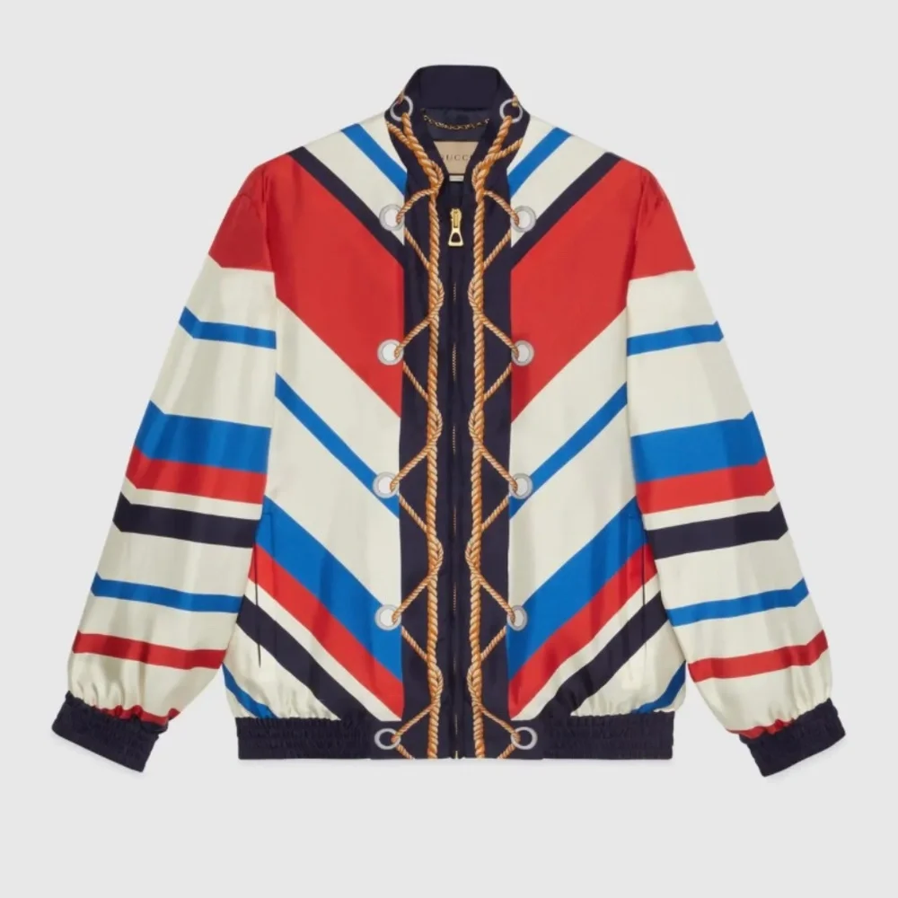 GUCCI Men's Resort‎ Exclusive Silk JACKET MONOGRAM SUPREME, Item 739750